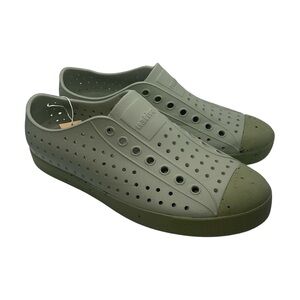 Native Jefferson Bloom Shoes Women's Size 10 US Green‎ Elm Speckles Water
